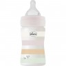 Бутылочка пластиковая CHICCO WB WHITE GIRL 150 мл с/с, медленный поток 00028611110000