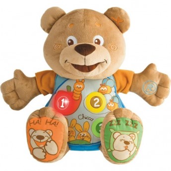 Говорящий мишка CHICCO Teddy, Коричневый