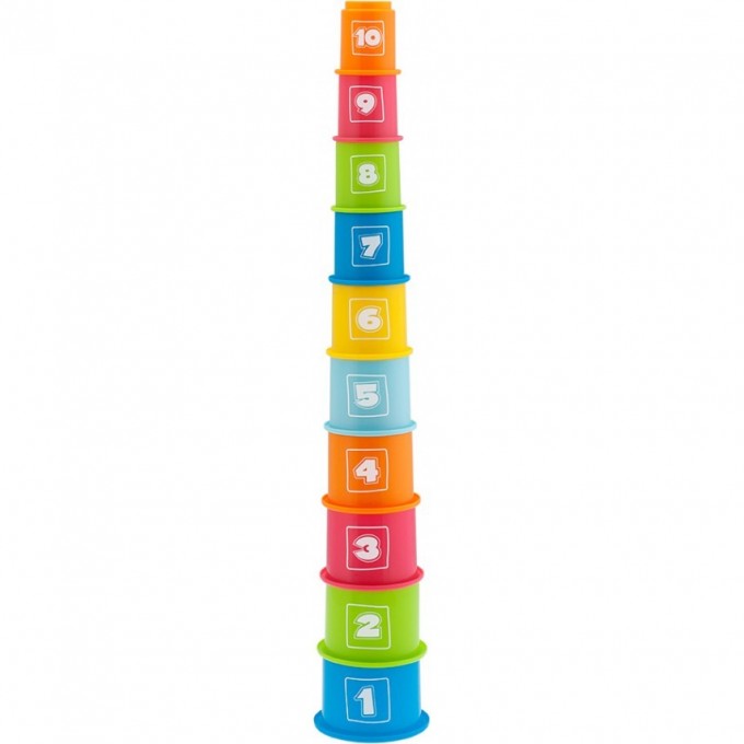 Игрушка CHICCO "Занимательная пирамидка с цифрами", Разноцветный 00007511000000