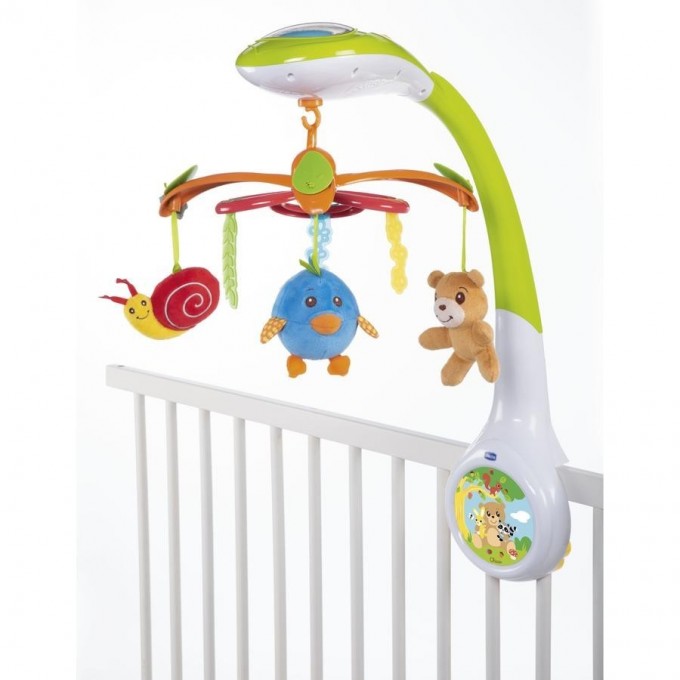 Игрушка-мобиль CHICCO на кроватку с проектором "Магический лес", Разноцветный 9717000000