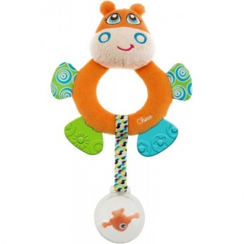 Игрушка-погремушка CHICCO Бегемот Hippo 3+ Игрушка-погремушка CHICCO Бегемот Hippo 3+