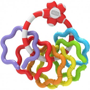Игрушка-погремушка CHICCO "Кольца", Красный Игрушка-погремушка CHICCO "Кольца", Красный