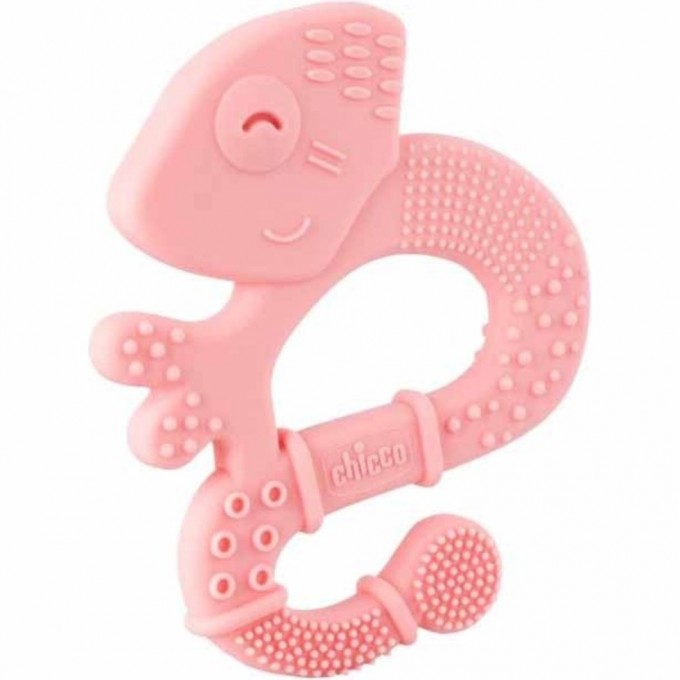 Игрушка с зубным кольцом CHICCO SOFT BRISTLES LIZARD 2мес+ 00028110100000