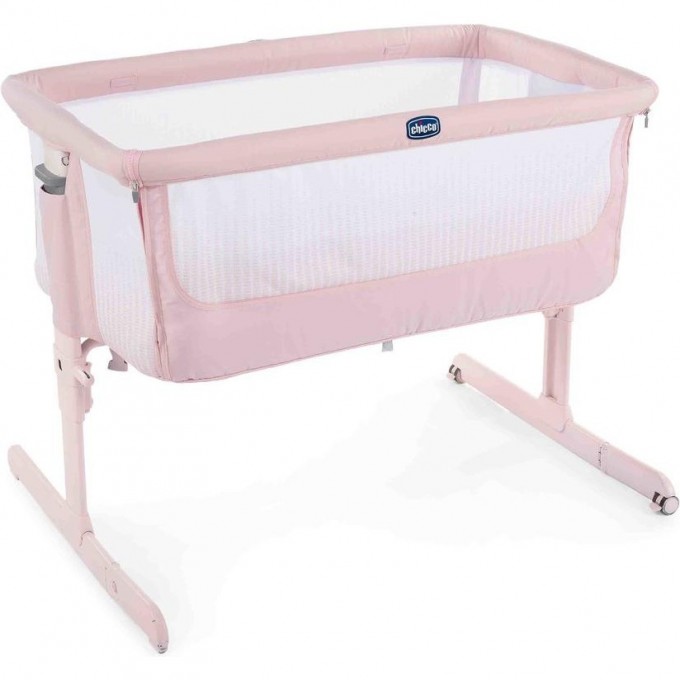 Кроватка детская CHICCO NEXT2ME AIR, PARADISE PINK 00079620650000