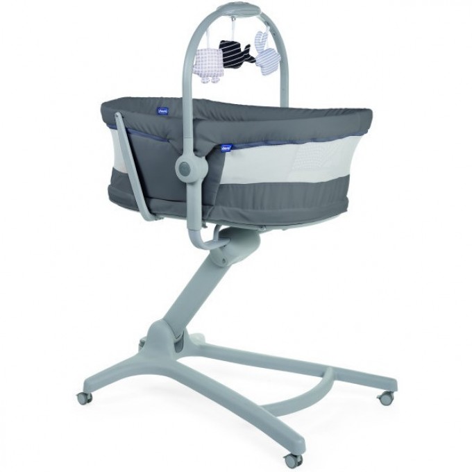 Кроватка-стульчик CHICCO BABY HUG - 4 IN 1 AIR DARK GREY 5079193400000
