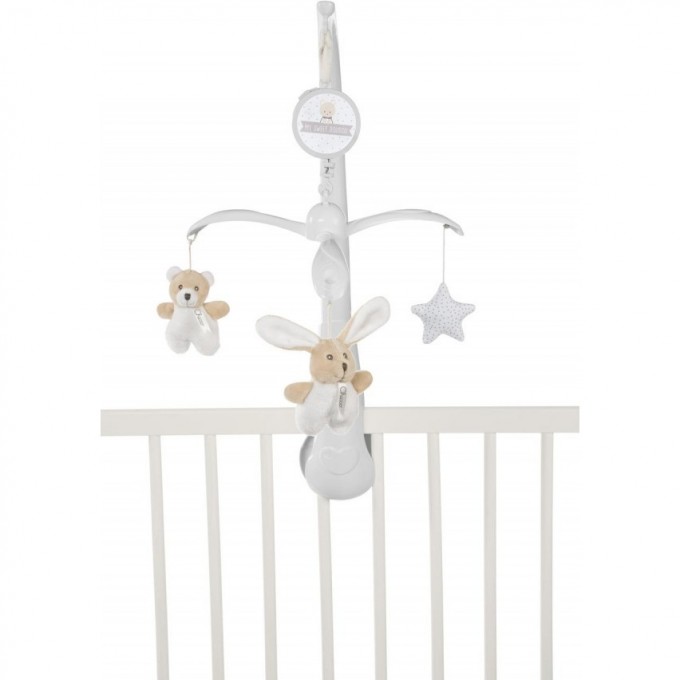 Мобиль CHICCO BEAR & BUNNY , Белый 00009714000000