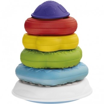 Пирамидка CHICCO RING TOWER 2в1, Разноцветный Пирамидка CHICCO RING TOWER 2в1, Разноцветный