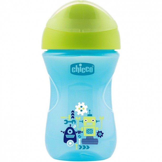 Поильник CHICCO EASY CUP (носик ободок), 12м+, 266 мл, цвет синий 00006961200050
