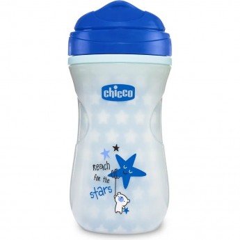 Поильник CHICCO GLOWING CUP 14+, голубой