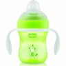 Поильник CHICCO TRANSITION CUP 4м+ зеленый 00006911310180