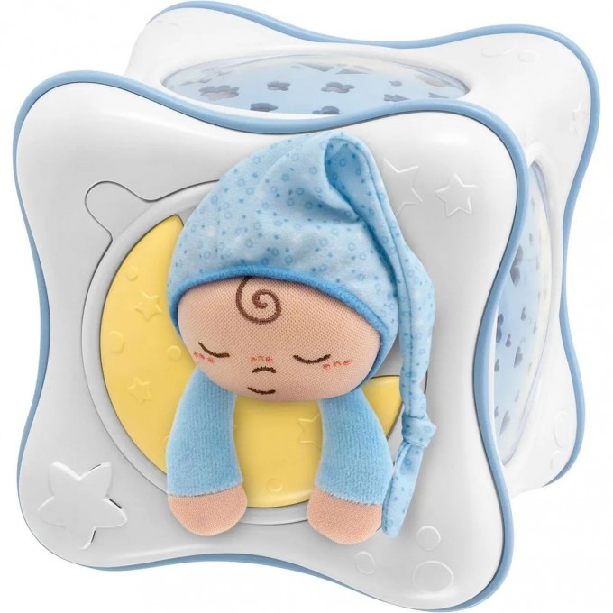 Проектор-куб CHICCO "РАДУГА" 0м+ голубой 2430200000