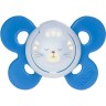 Пустышка силиконовая CHICCO PHYSIO COMFORT 16-36м голубая светящаяся 00074915410000