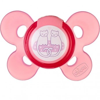 Пустышка силиконовая CHICCO PHYSIO COMFORT розовый цвет 4+ 1 шт