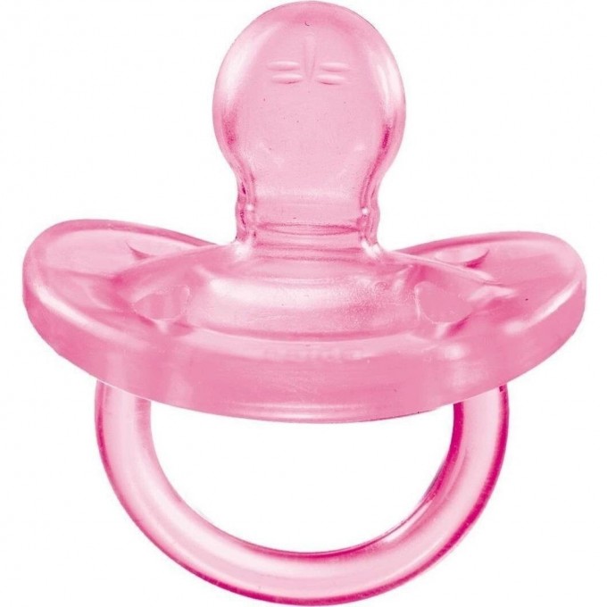 Пустышка силиконовая CHICCO PHYSIO SOFT 6-12м, розовая 00002712110000
