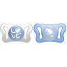 Пустышка силиконовая CHICCO PHYSIOFORMA MICRO Blue 0-2 мес 2 шт 00075126210000