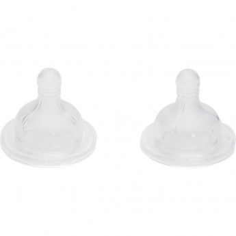 Соска CHICCO WELL-BEING 2 шт., 2м+, силикон, средний поток