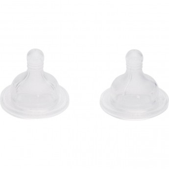 Соска CHICCO WELL-BEING 2 шт., 4м+, силикон, быстрый поток